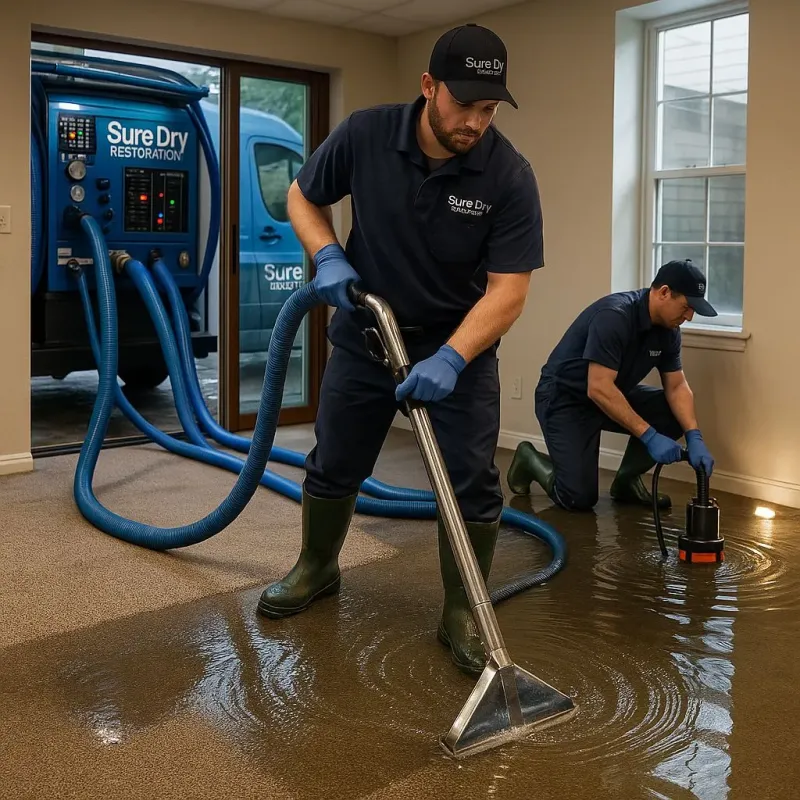 Water Extraction and Removal process in Hopatcong Hills, NJ